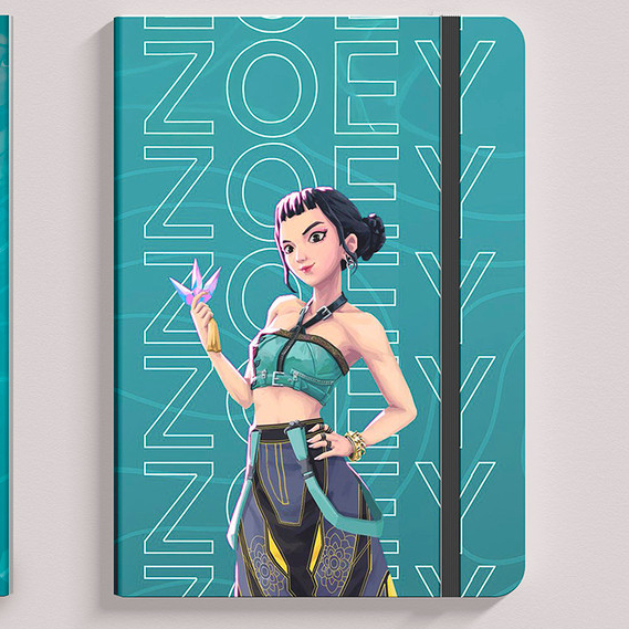 Caderno Sketckbook ou anotações GUERREIRAS DO KPOP capa dura 160 páginas
