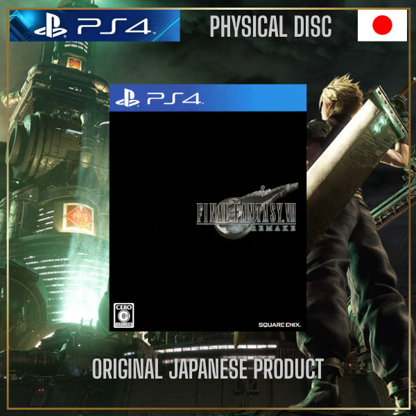 🗡️ Final Fantasy VII Remake (FF7R) PS4-Edição Original Japonesa 💎