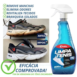 KIT 1,2,3,4 Limpa Tênis Spray Premium Provita 500ml Limpeza Profunda Remove Encardido Sujeira Pesada em Oferta na Shopee