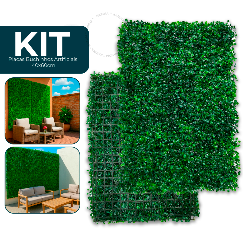 Conjunto 2/4/6 Placas Buchinho Parede Artificial Muro Inglês Placa 40x60cm