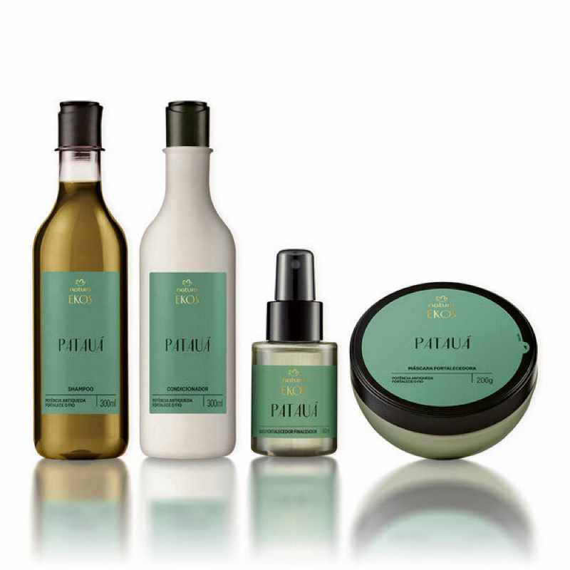 Kit Natura Ekos Patauá Shampoo, Condicionador, Máscara e Óleo
