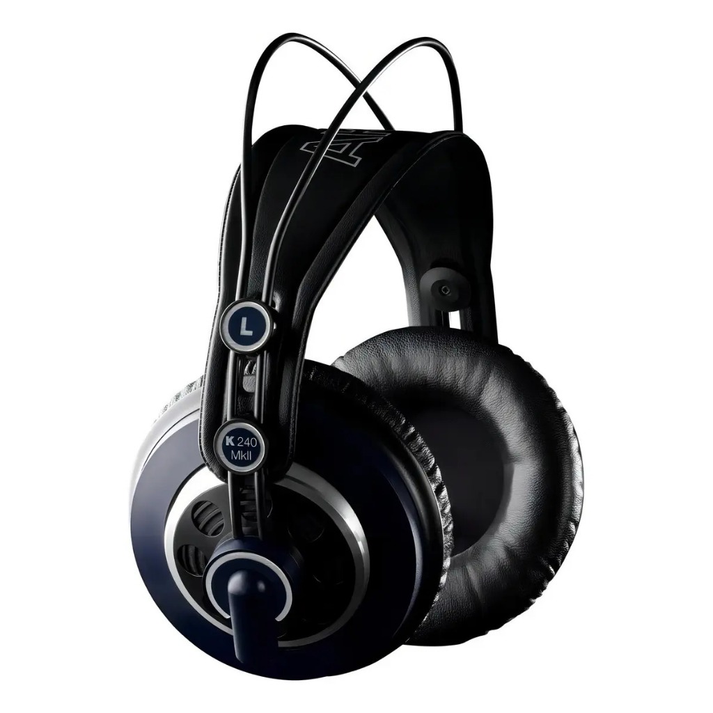 Fone De Ouvido Profissional Over-ear Akg K240 Mkii Preto