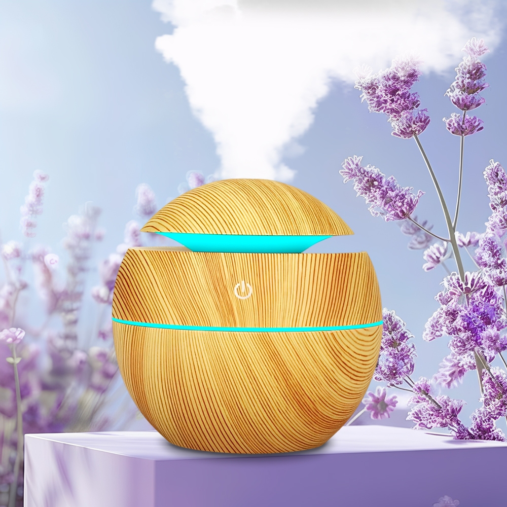 Difusor De Aroma Umidificador Aromatizador De Ambiente Humidifiers De Ar Purificador Com 7 Cores De Luz