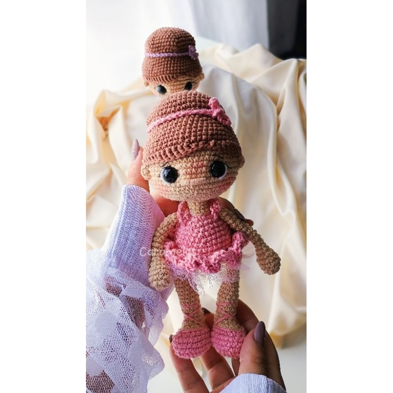 Bailarina Amigurumi - Boneca Bailarina - Boneca para meninas