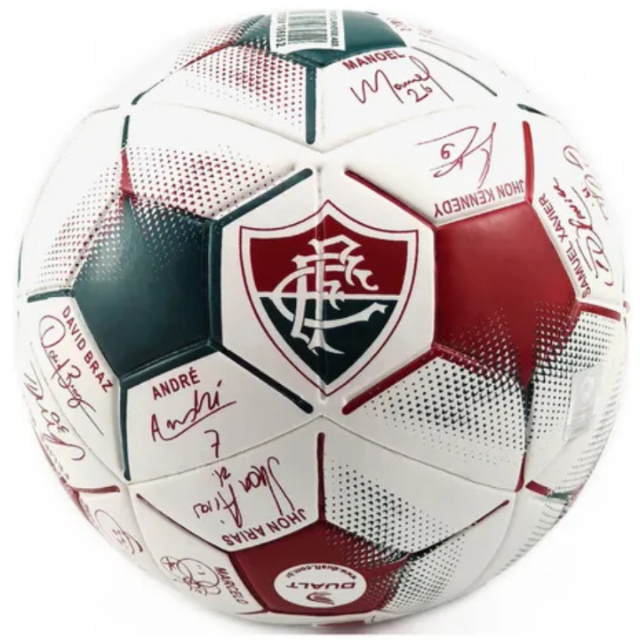 Bola De Futebol Campo 05 Dualt Fluminense Assinaturas - Oficial