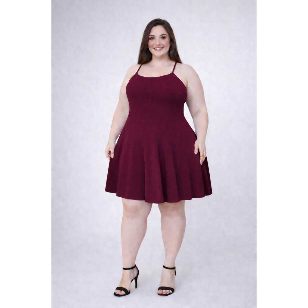 Vestido Feminino Plus Size com Alcinha Soltinho – Leve, Fresco e Confortável para o Verão