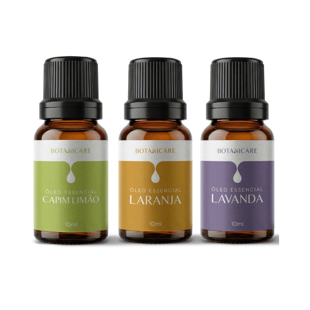 Óleo Essencial Lavanda, Laranja, Capim- Limão - Botanicare