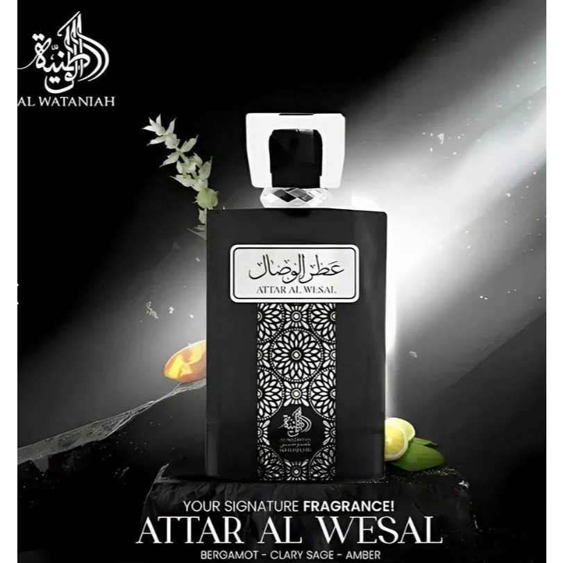 Perfume Al Wataniah Attar Al Wesal Eau de Parfum Masculino 100ML ORIGINAL