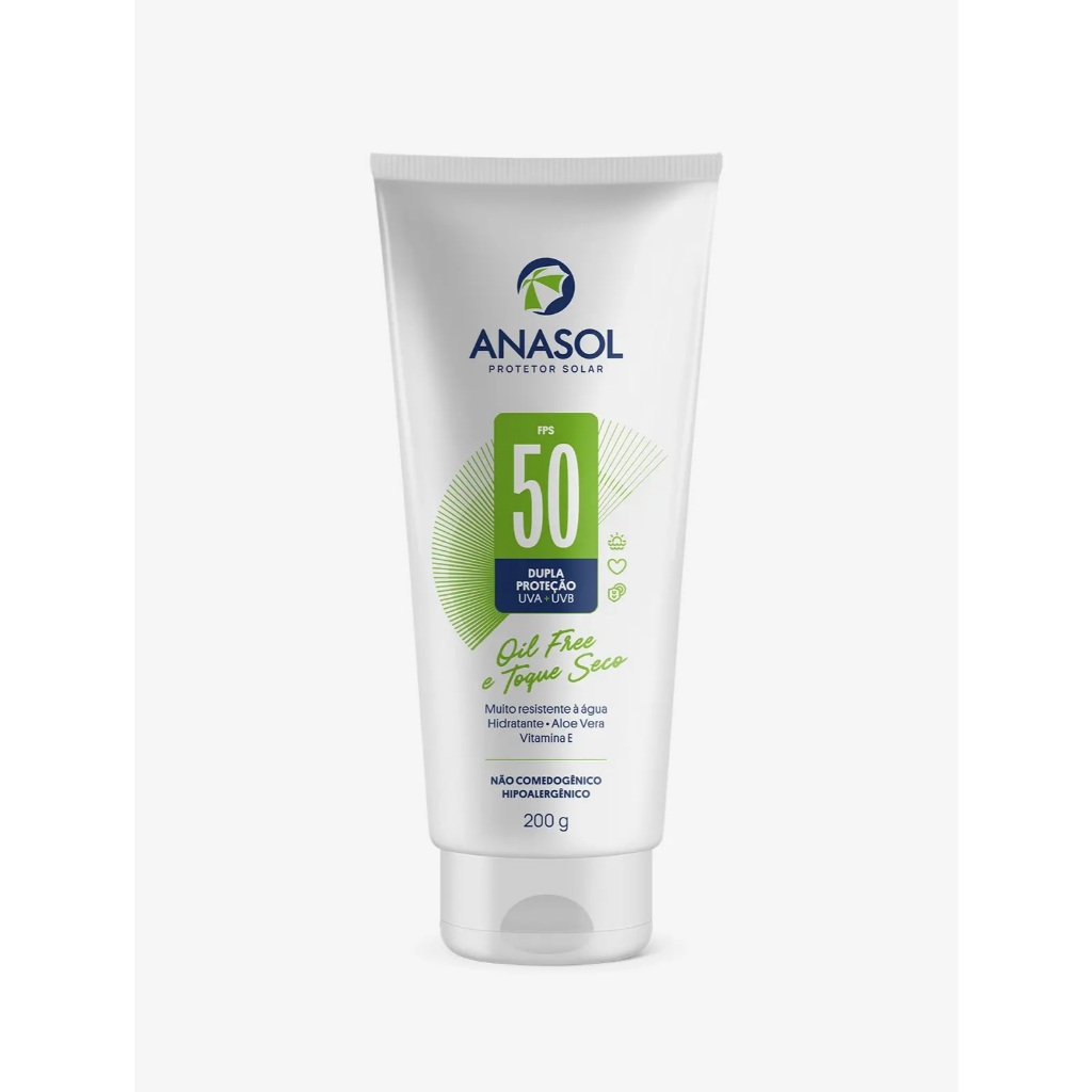 Anasol Protetor Solar Corporal Loção FPS 50 200g