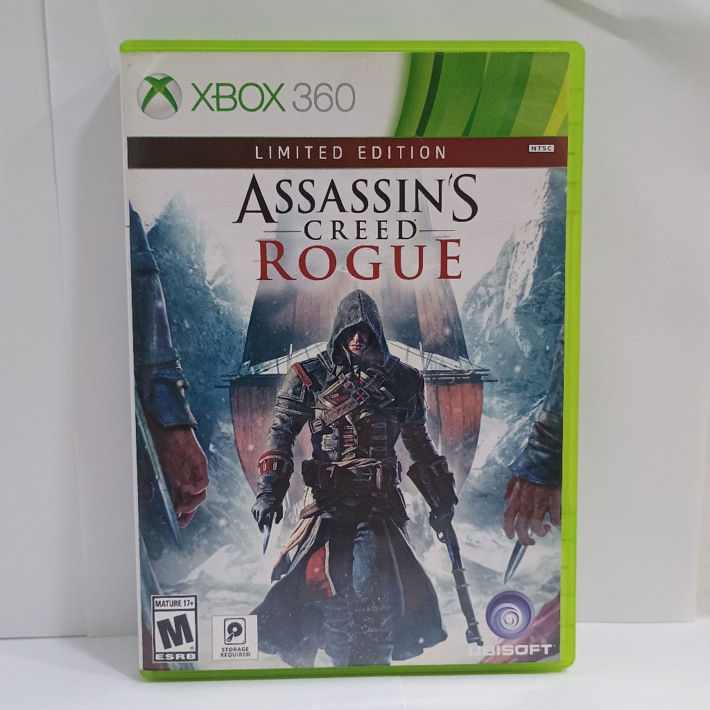Assassin's creed rogue- jogo original mídia física xbox 360