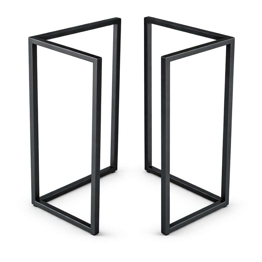 2 Pés 90CM Preto Articulado Resistente Para Mesa Jantar
