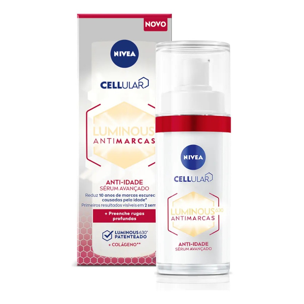NIVEA Sérum Facial Cellular Luminous 630® ANTIMARCAS Anti-idade 30ml