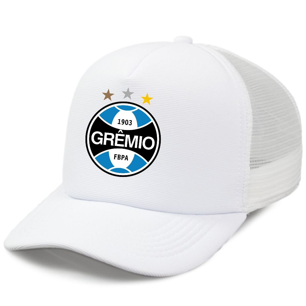 Boné Trucker Aba Curva Unissex Gremio Lançamento