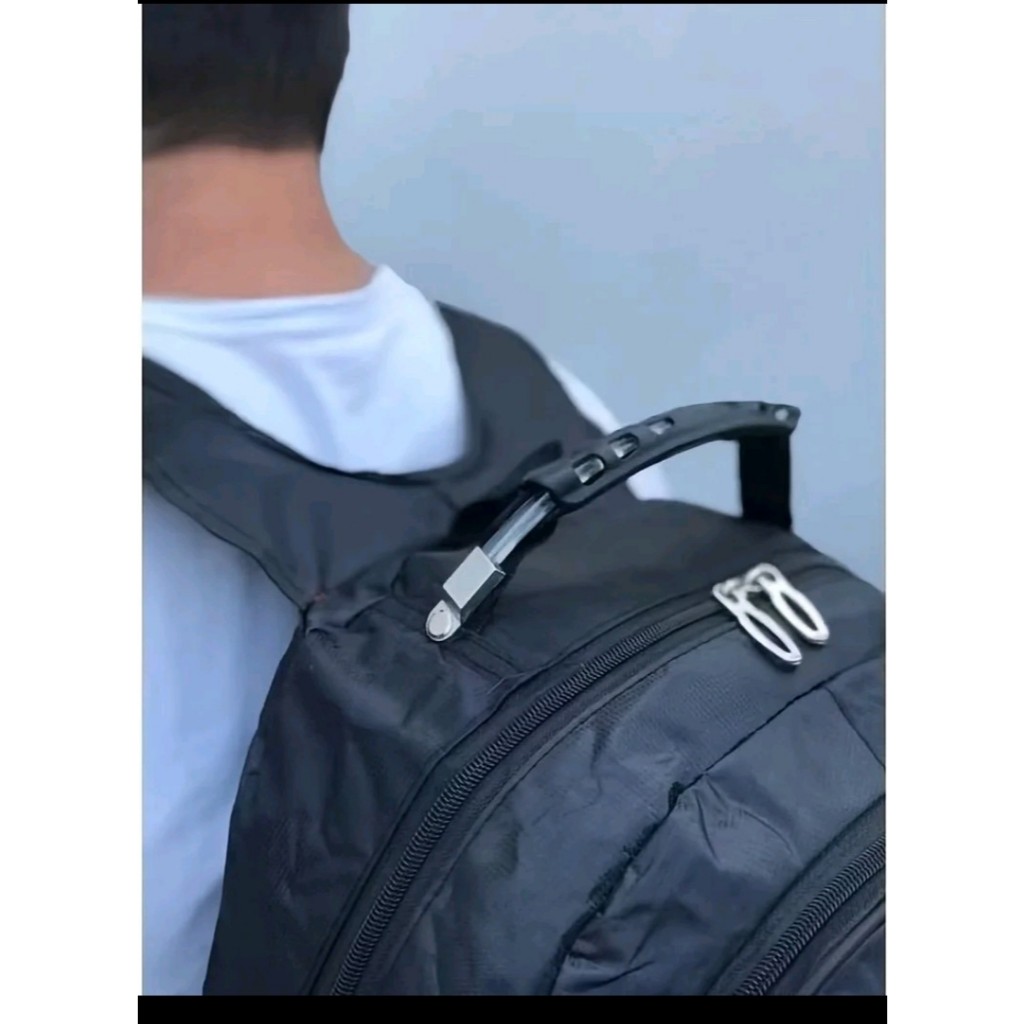 Mochila Masculina| Feminina Bolsa Grande Moderna Resistente Escolar ,Viagem Cor Preto