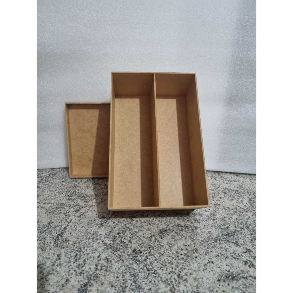 KIT 4 CAIXAS PARA MINI CHANDON E TAÇA MDF CRU 22 X 14 X 8 CM - convite, lembrancinha, casamento