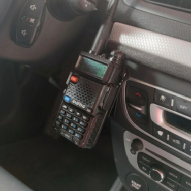 Suporte Veicular Baofeng UV-5R HT  Base Carro Rádio Comunicador