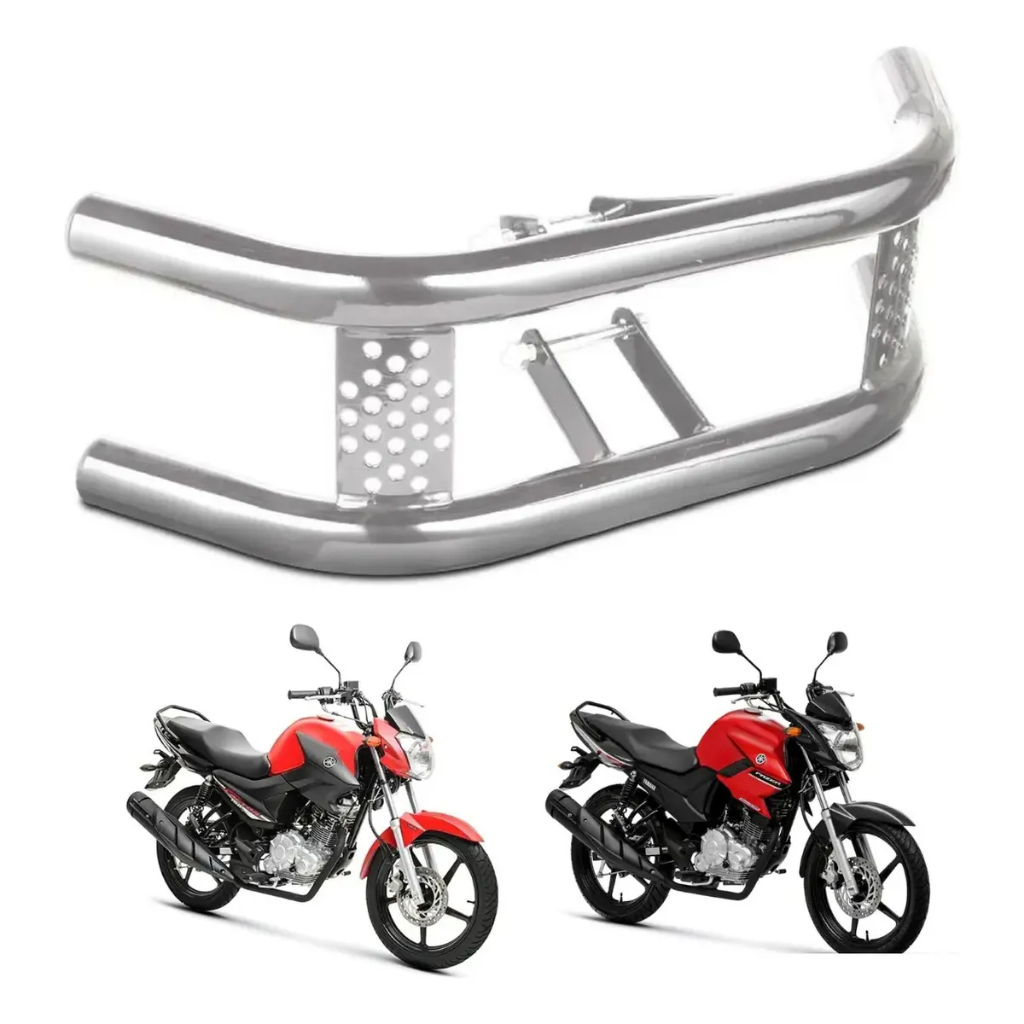 Protetor Motor Barra Dupla Cromado Fazer 150 14 Factor 150 18