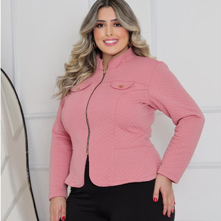 Jaqueta Femenino Casaco Matelassê Moda Inverno Tamanho   G  GG