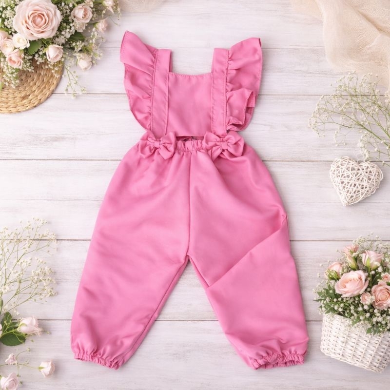 Macacão Infantil Baby Menina Blogueirinha 1 a 2 Anos Promoção