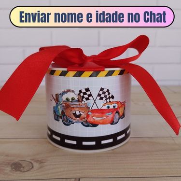 Kit Tubolata Personalizada (5X6) CARROS - Aniversário Batizado Lembrancinha Chá de Bebê