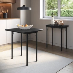 MESA DOBRAVEL COZINHA JANTAR SALA e APARTAMENTO PEQUENO PRETO