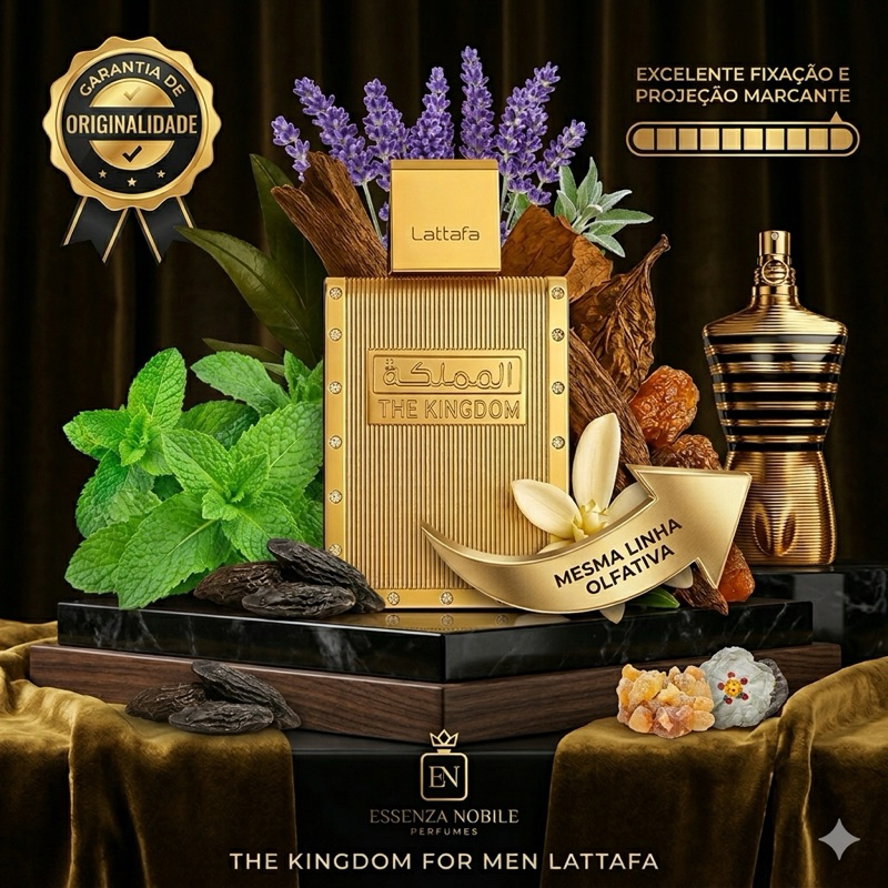 The Kingdom for Men Lattafa - inspirado Le Male Elixir