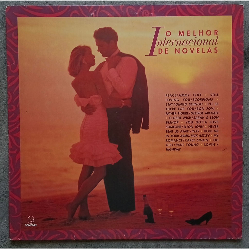 Lp O Melhor Internacional de novelas 1993 Bon Jovi Inxs Scorpions vinil Oingo Boingo