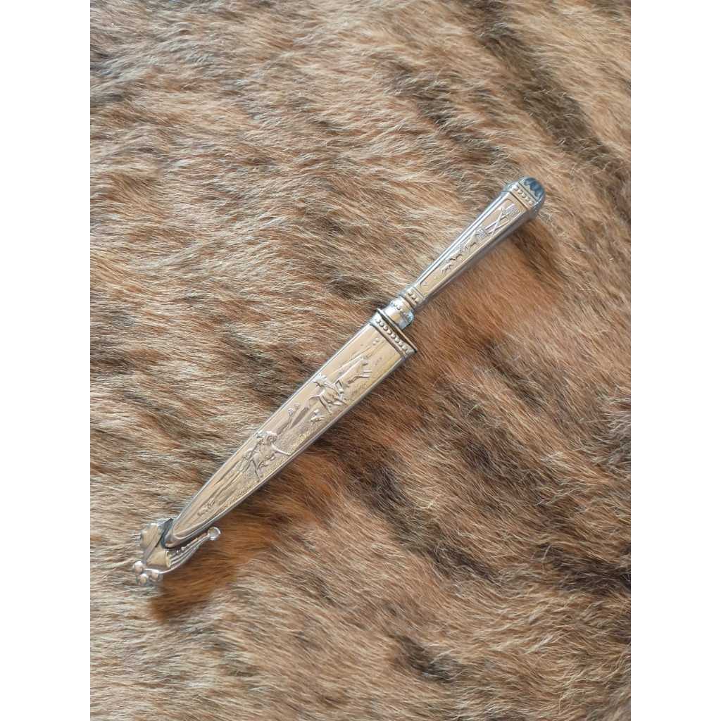 Punhal faca antiga alpaca inox trabalhada