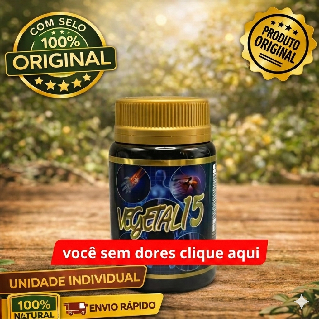 Vegetal 15 Original 15 Capsulas Natural Nova Embalagem