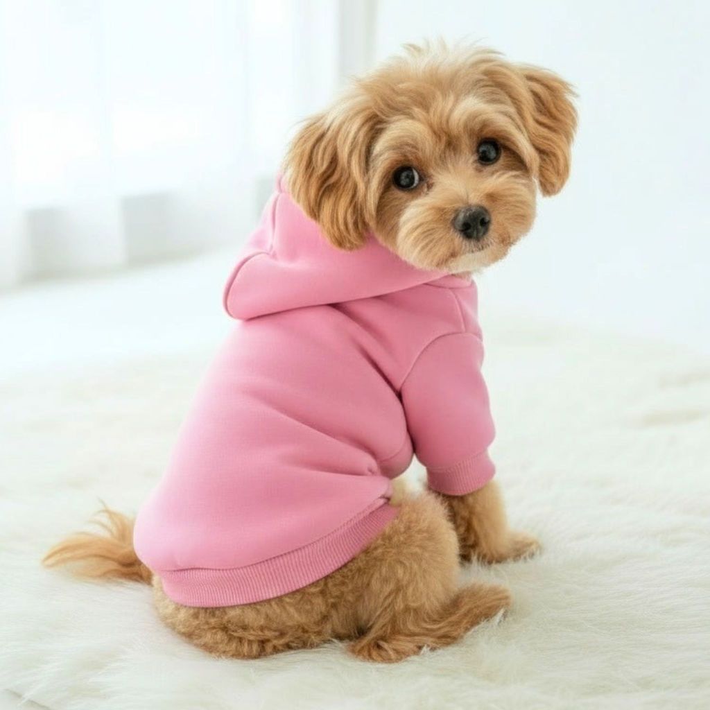 Moletom Para Cachorro Com Capuz. Roupa de Frio para Cachorro Pequeno Fêmea Macho Shitzu Adidog
