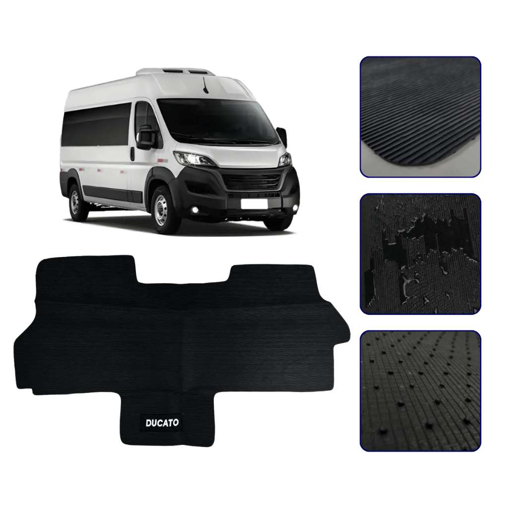Tapete Inteiriço Para Cabine Van Ducato 2018 a 2026 Emborrachado Premium Imperme