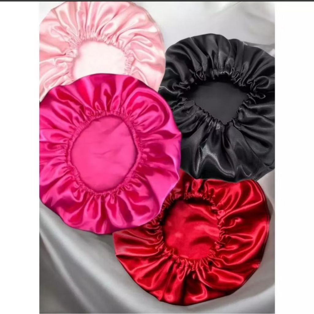 TOCA DE CETIM LUXO – PROTEÇÃO TOTAL PARA SEU CABELO  touca de cetim touca de dormir anti frizz cabelo  proteção capilar