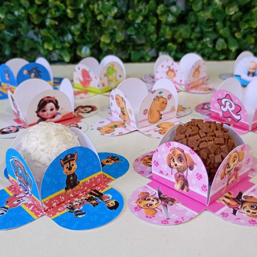 FORMINHA PARA DOCES TODOS OS TEMAS PERSONALIZADA PARA DOCINHOS BRIGADEIRO FESTA INFANTIL ANIVERSARIO CASAMENTO