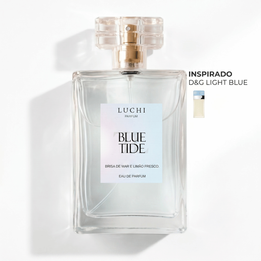 Perfume Feminino Blue Tide Luchi Parfum (Aroma importado) - Alta fixação