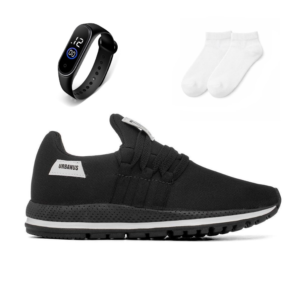 Tenis Masculino Feminino + Smart Watch Digital + Meia Alto Perfomance Muito Barato Envio Rapido Promoção