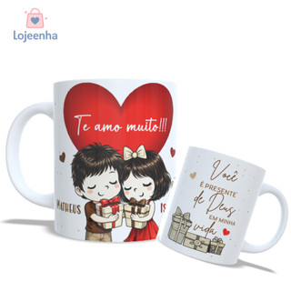 Caneca Para Namorado - Caneca para Namorada - Caneca Casal - Aniversário de Namoro