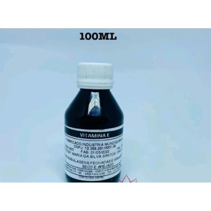 vitamina E oleosa (tocoferol) pura 50 ml uso cosméticos.