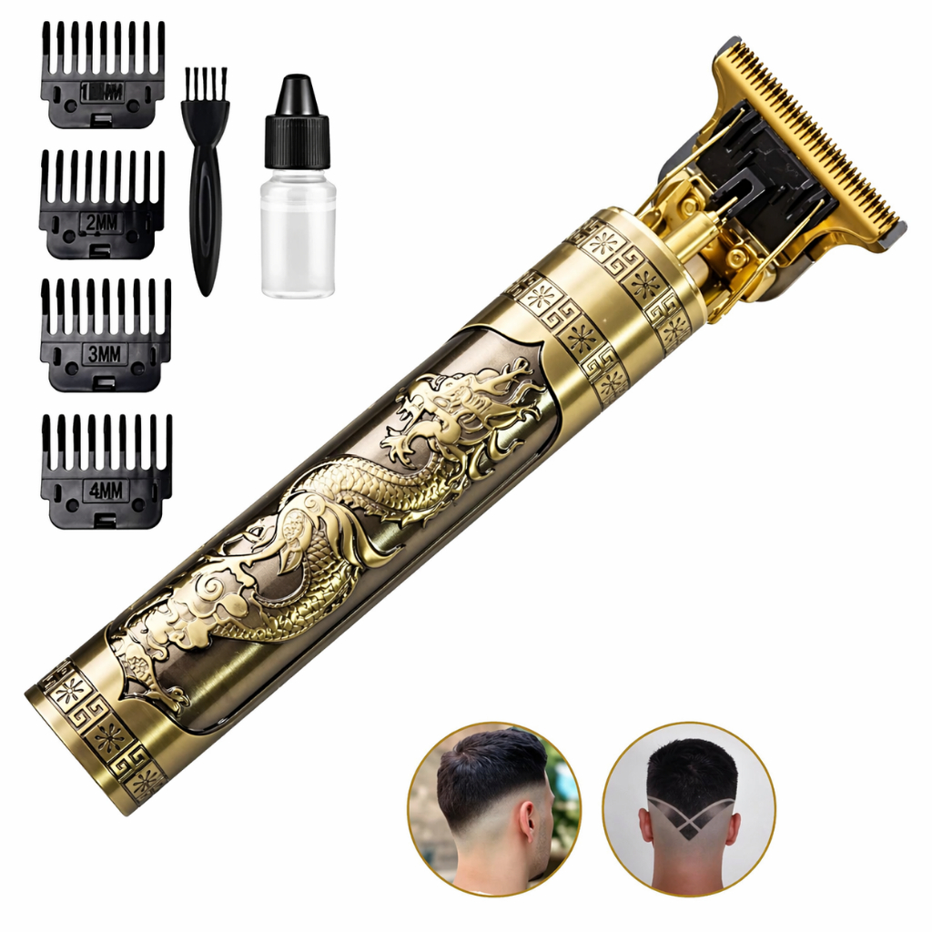 Maquina de Barbear cortar cabelo Aparador Profissional barbeador acabamento Sem Fio Portátil Potente