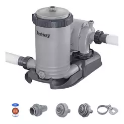 Bomba Filtro Capacidade 9463L/hora Para Piscina Até 35.000 Litros Bestway