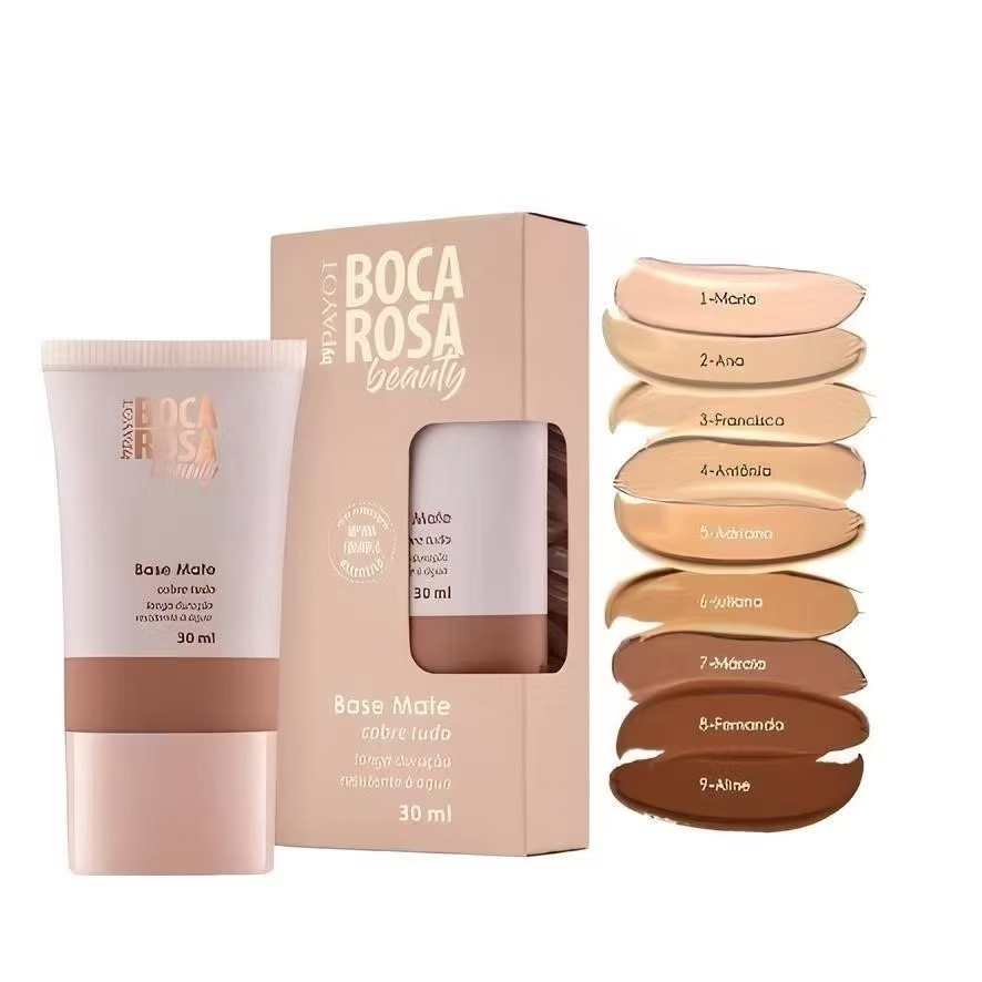 Boca Rosa Base Líquida Matte Perfect By Payot (Alta Cobertura)