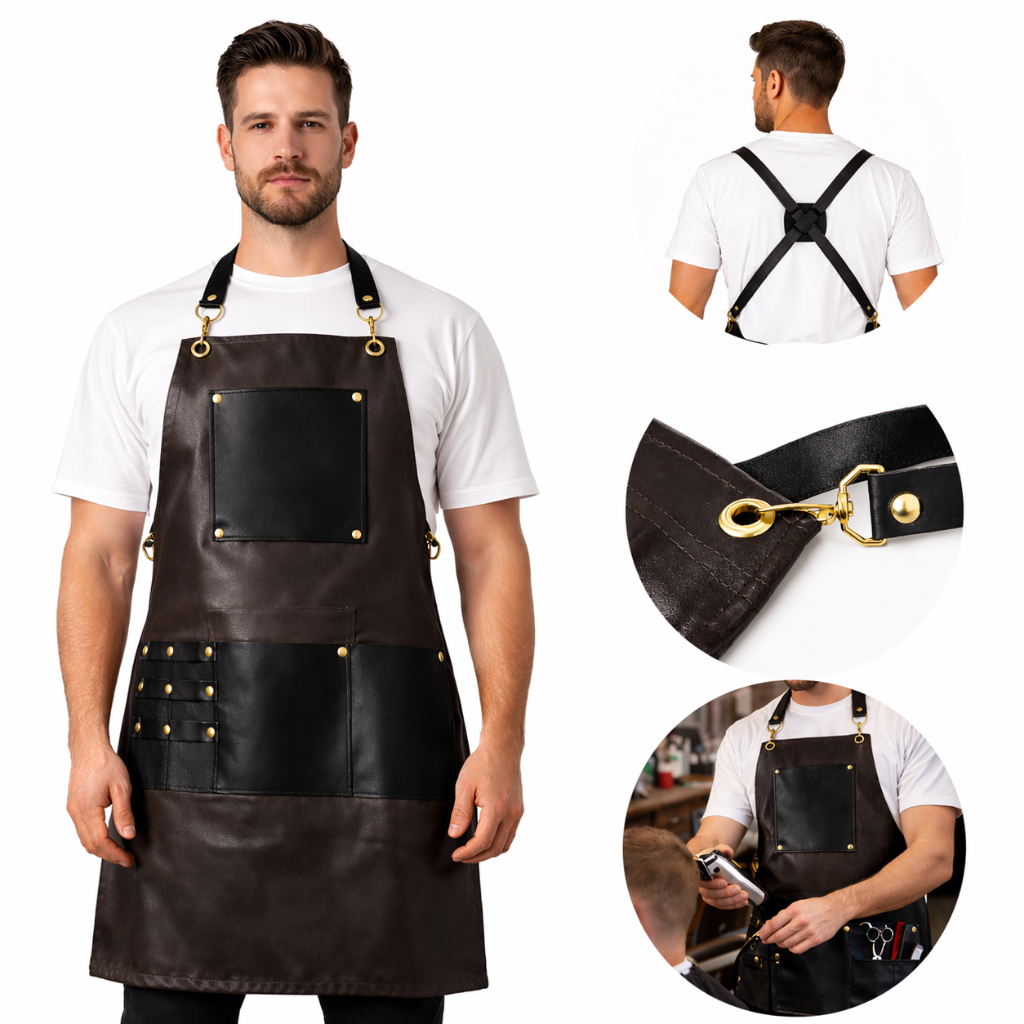 Avental Profissional Churrasqueiro Chef Barista Barbearia