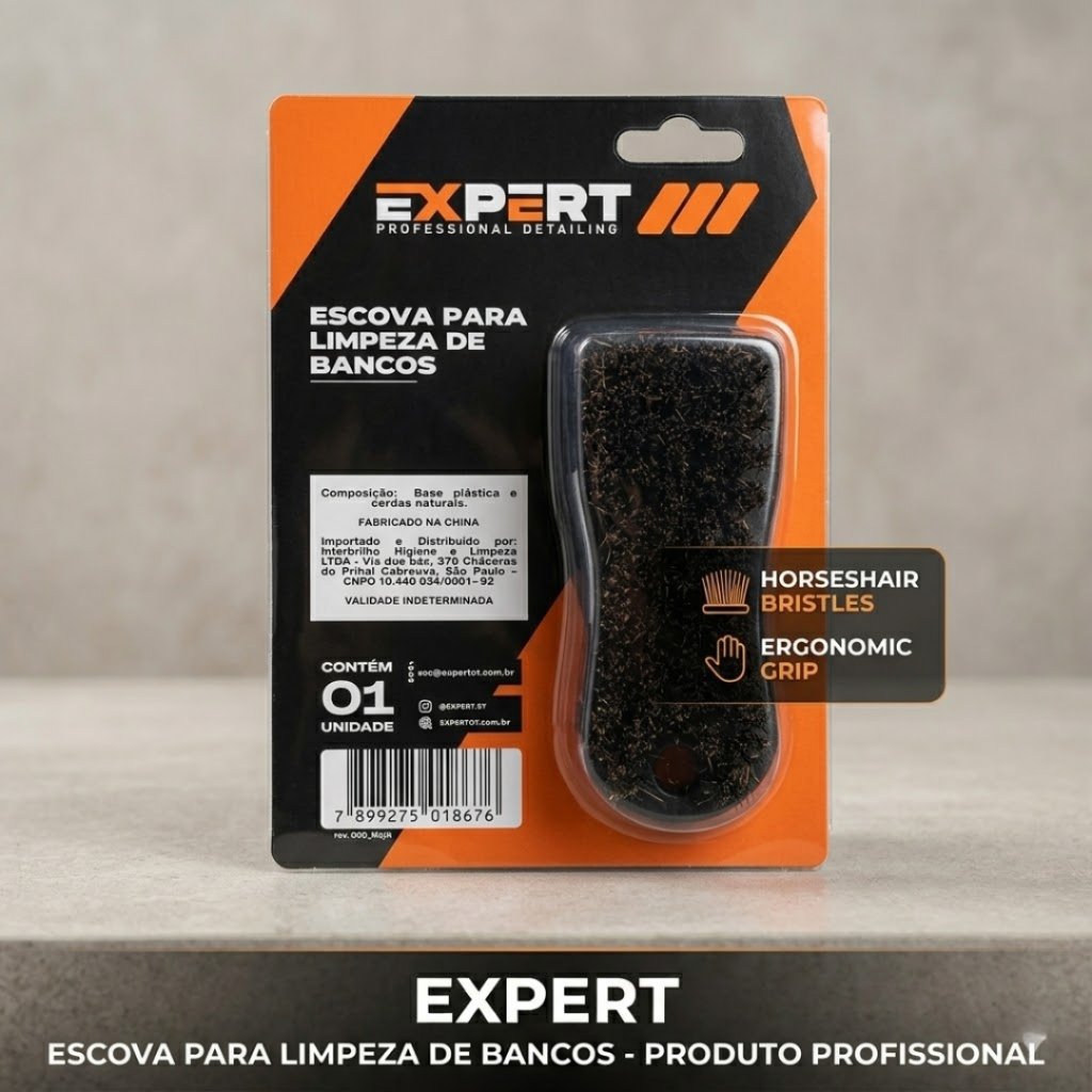 ESCOVA PARA LIMPEZA DE BANCOS Expert