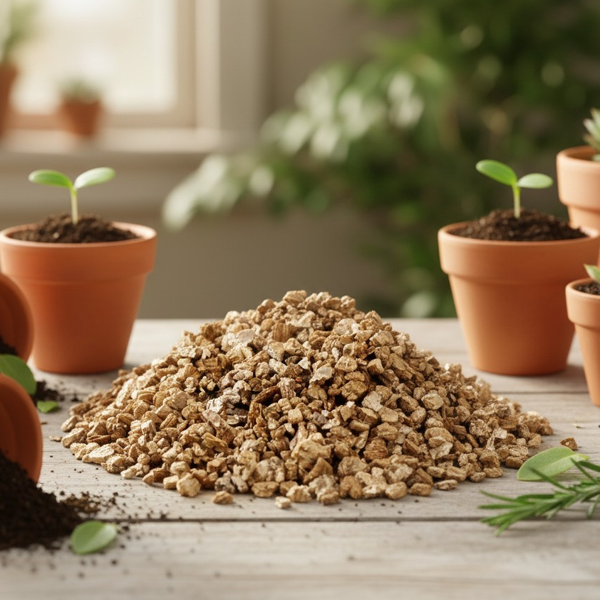 Vermiculita Expandida Fina ou Media 20 Litros Cultivo Germinação Sachês Gold Plant