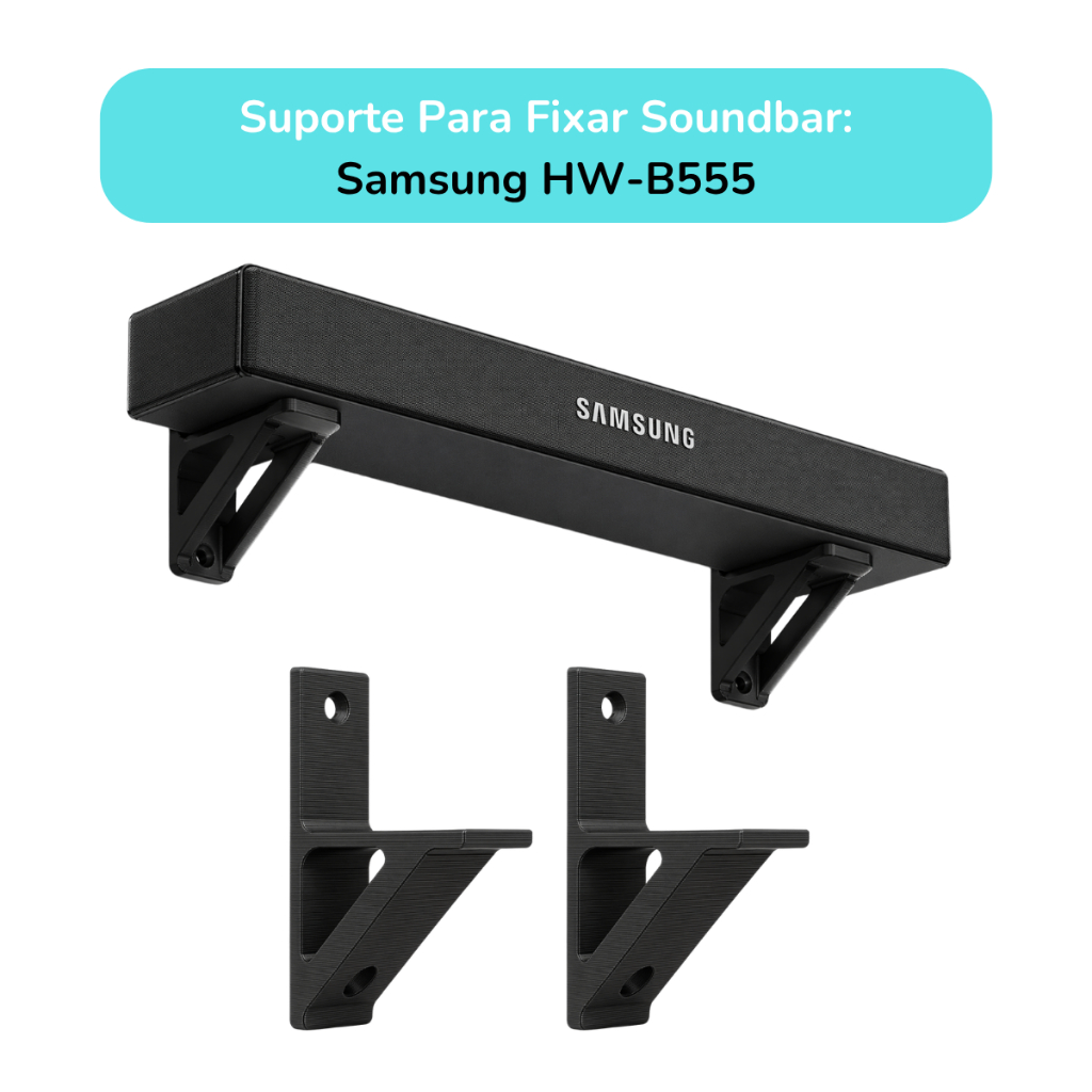 Suporte de Parede Soundbar Samsung HW-B555