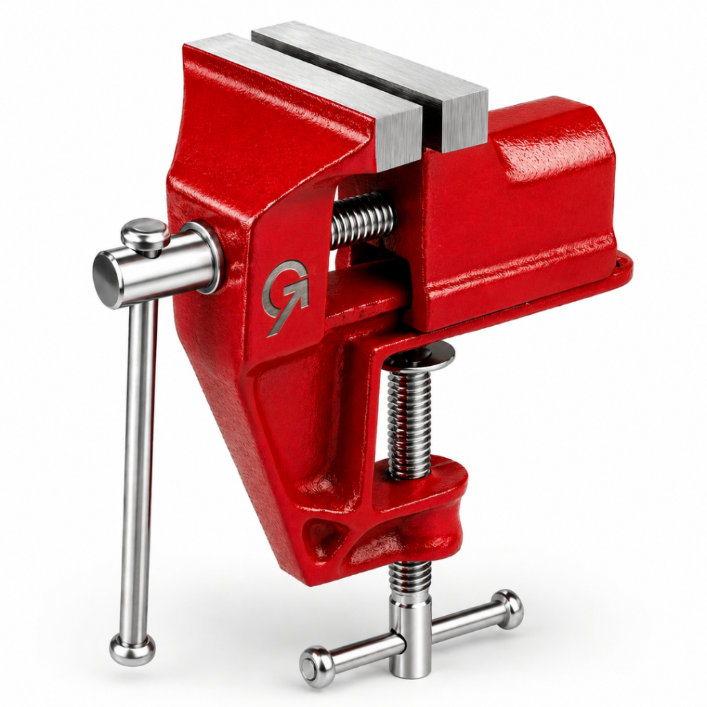 Mini Torno de Bancada 60mm Morsa Pequena com Base Fixa Ferramenta de Precisão para Bancada Oficina