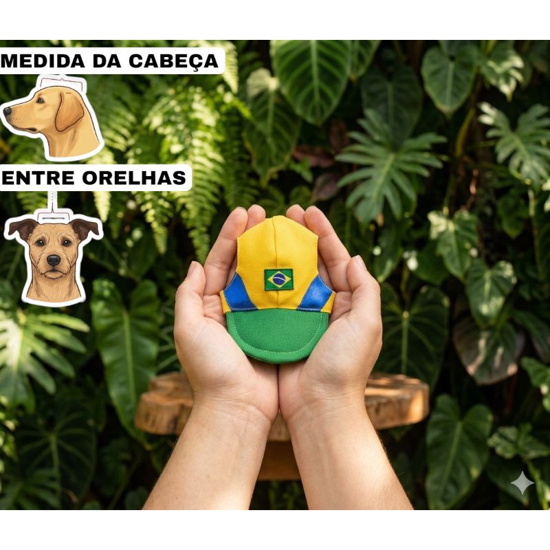 Boné pet com regulador Copa do Mundo 2026 Brasil RN PP P M G GG XG XXG fêmea macho Chic Love