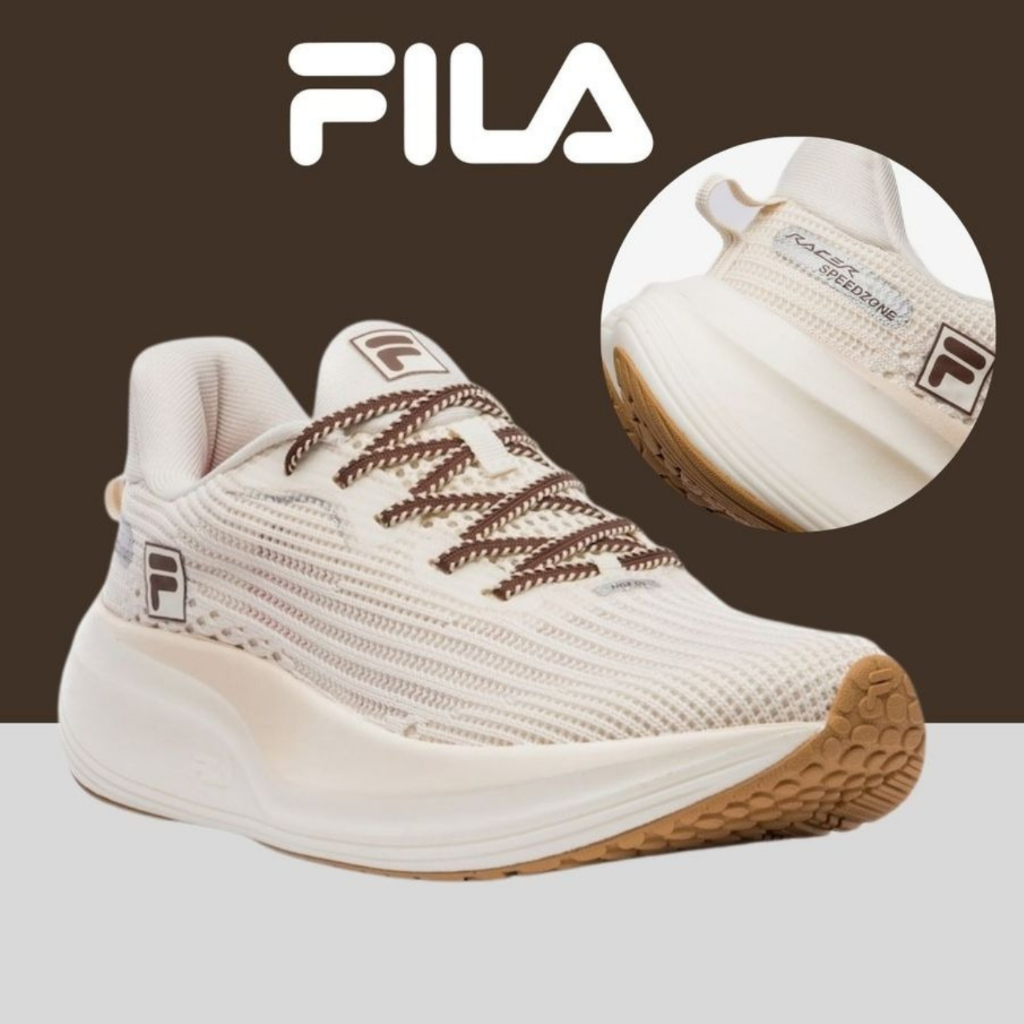 Tênis Fila Racer Speedzone Latte Manu Cit Feminino Corrida Performance Original