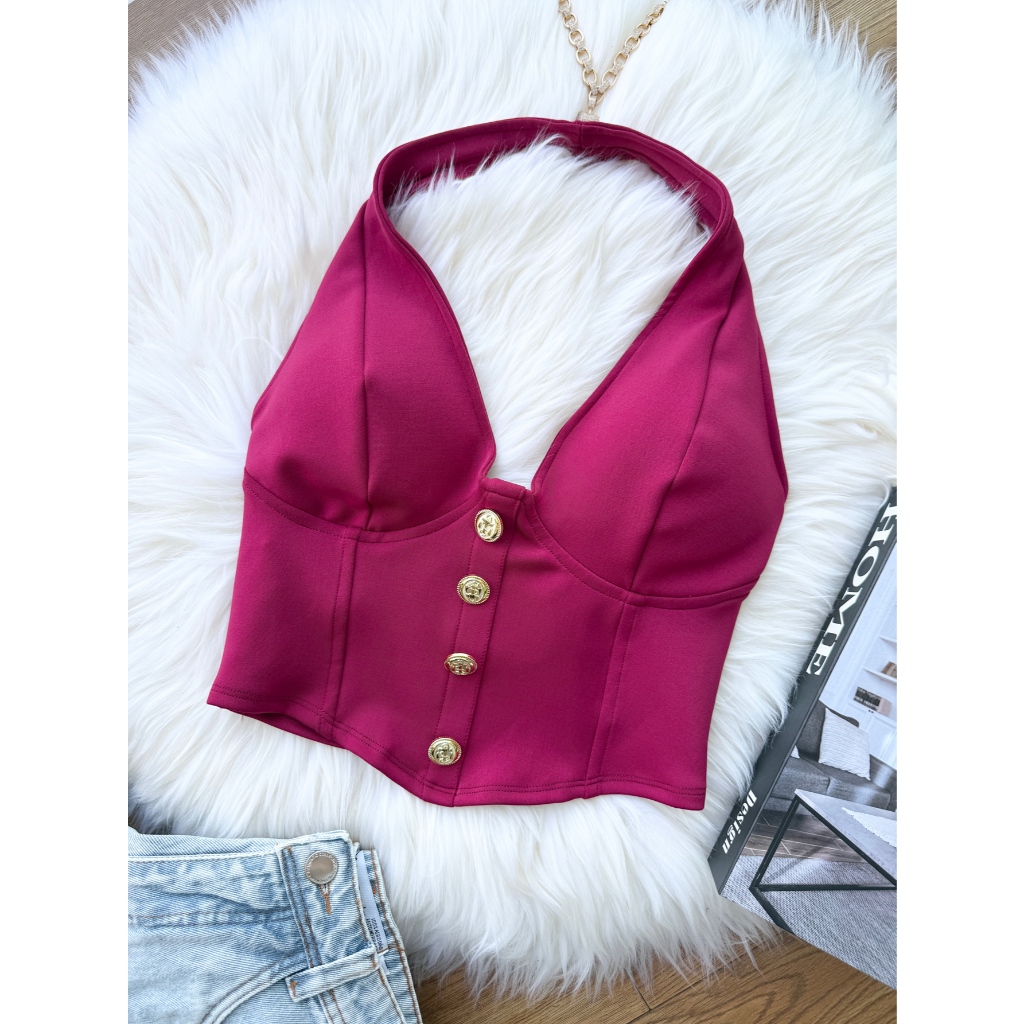 AZALEA Cropped Com Bojo Moda Feminina 216