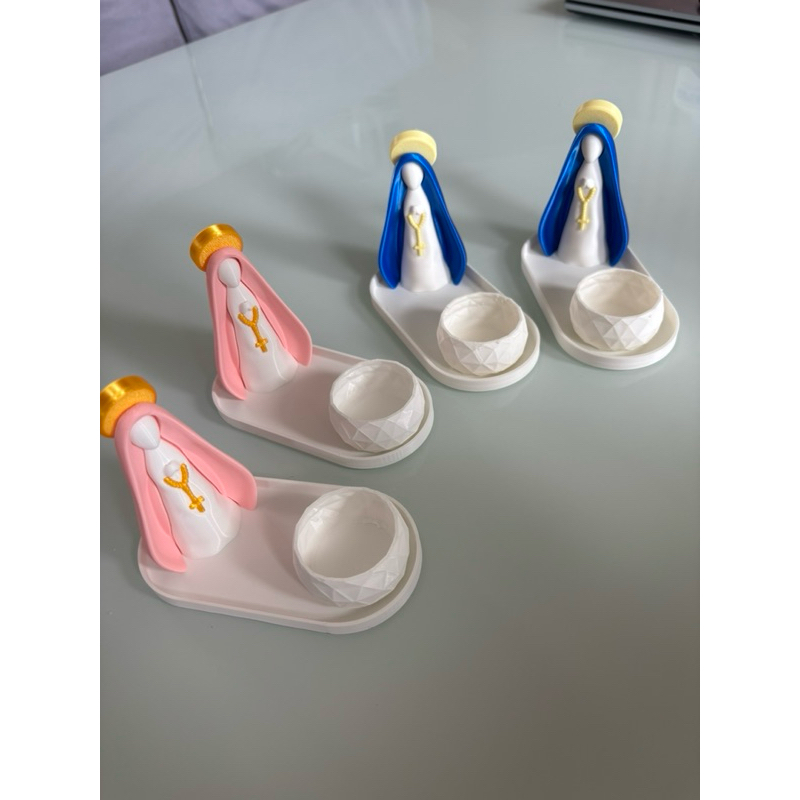 Lembrancinha Nossa Senhora Aparecida Porta Terço Decorativo Personalizado | Batizado, Crisma, Primeira Comunhão