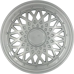 Calota Bbs Universal Aro 13 Modelo Esportivo Prata - Varios Emblemas